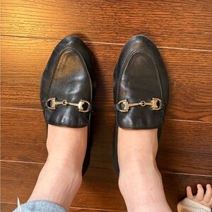 Black Leather Loafers